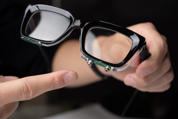 These wild AI-powered glasses can read your own lips